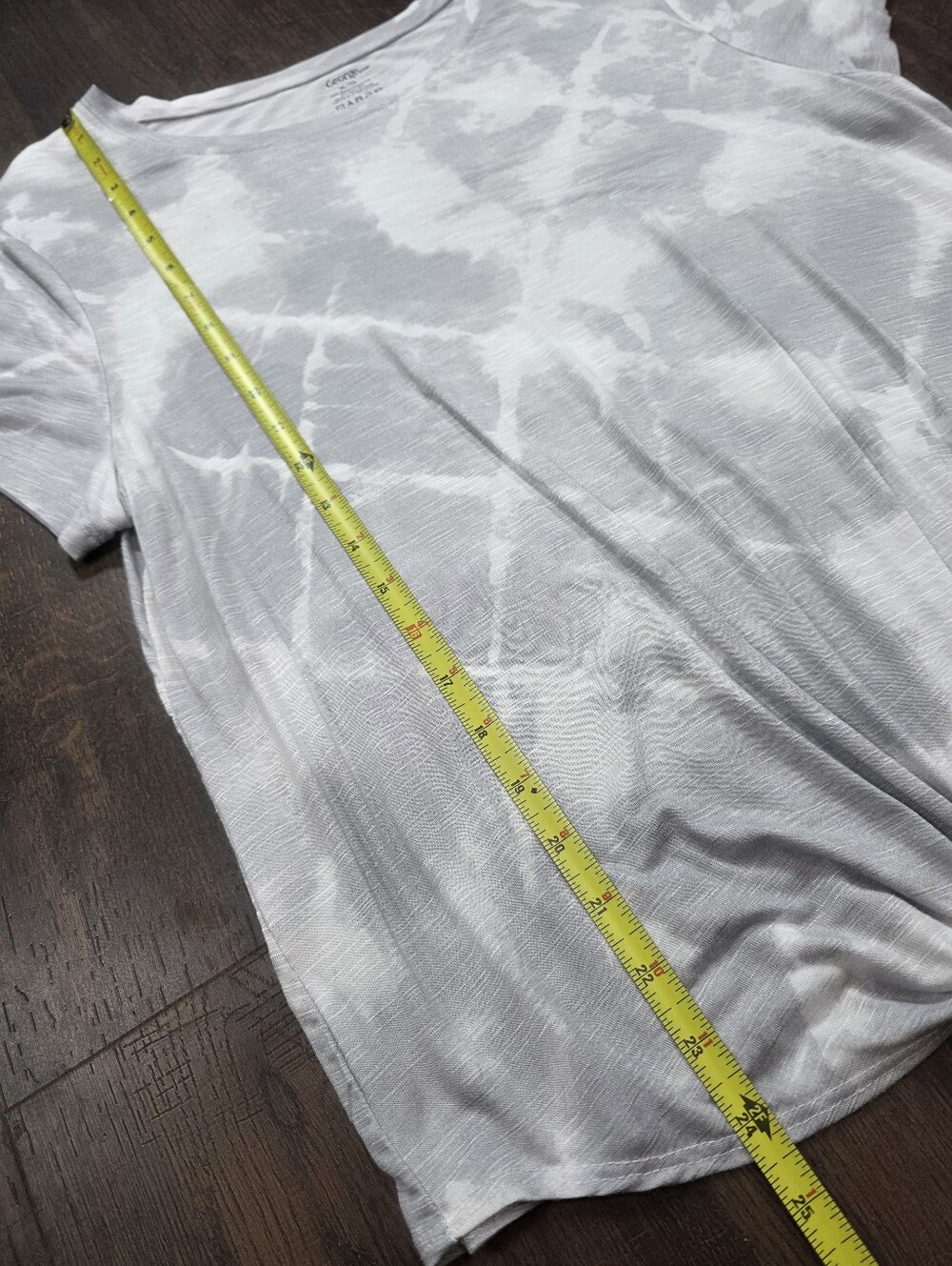 George Gray White Tie-Front Short Sleeve Top - Picture 3 of 5
